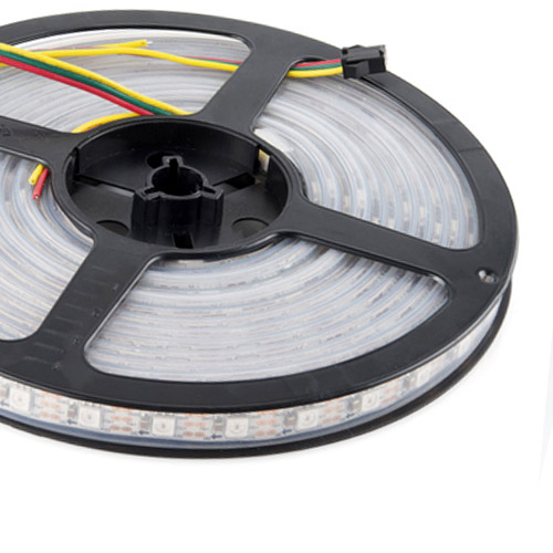 WS2811 DC5/12V Programmable LED Strip Lights, Addressable Digital Full Color Chasing Flexible LED Strips, Outdoor Waterproof, 60LEDs/m WS2811 DC5/12V Programmable LED Strip Lights, Addressable Digital Full Color Chasing Flexible LED Strips, Outdoor Waterproof, 60LEDs/m